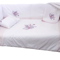 Πάντα Με Κέντημα Κούνιας Baby Emrboidery Des Felicia Cotton Anna Riska (40x190) 1Τεμ