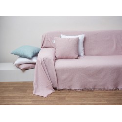 Ριχτάρι Πολυθρόνας Throws Des 1554 Blush Pink Jacquard Cotton Anna Riska (180x150) 1Τεμ