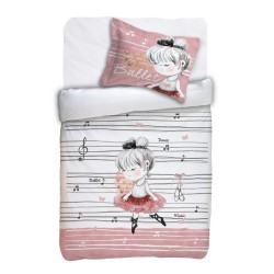 Μαξιλαροθήκη Βρεφική Κούνιας Baby Digital Print Ballet Cotton Anna Riska (30x40+4) 1Τεμ Μαξιλαροθήκη Βρεφική Κούνιας Baby Digital Print Ballet Cotton Anna Riska (30x40+4) 1Τεμ