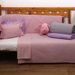 Κουβέρτα Πικέ Αγκαλιάς Unicolour Blankets Michelle Cotton Anna Riska (80x110) 1Τεμ