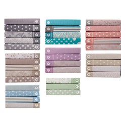 Κατωσέντονο Μονό Mix & Match Cotton Anna Riska (100x200+25) Με Λάστιχο 1Τεμ