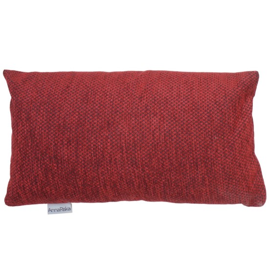 Διακοσμητικό Μαξιλάρι Chenille Jacquard 1440 Red Anna Riska (32x52) 1Τεμ