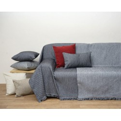 Ριχτάρι Τετραθέσιου Double Face Chenille Jacquard 1440 Black Anna Riska (180x320) 1Τεμ