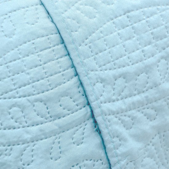Κουβερλί Υπέρδιπλο Summer Ultrasonic L.Blue Micro Blanc de Blanc (220x240) 1Τεμ
