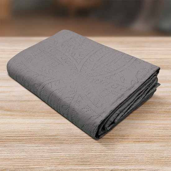 Κουβερλί Υπέρδιπλο Summer Ultrasonic Grey Micro Blanc de Blanc (220x240) 1Τεμ Κουβερλί Υπέρδιπλο Summer Ultrasonic Grey Micro Blanc de Blanc (220x240) 1Τεμ