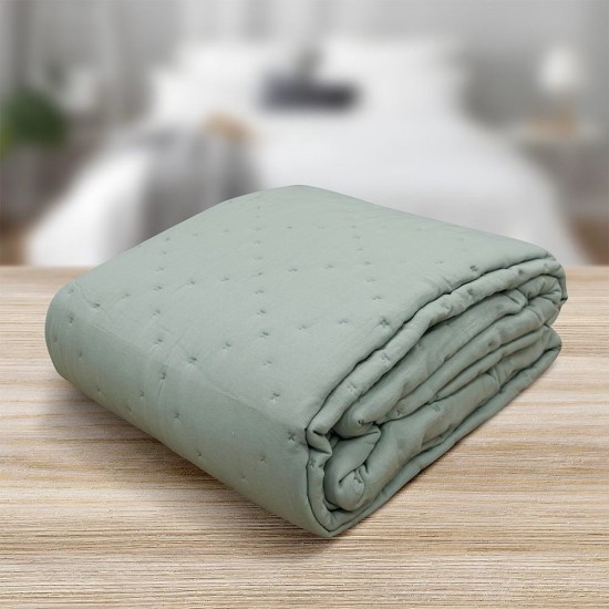 Κουβερλί Μονό Summer Ultrasonic 1020 Mint Micro Blanc de Blanc (160x220) 1Τεμ