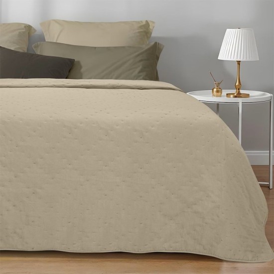 Κουβερλί Υπέρδιπλο Summer Ultrasonic 1020 Beige Micro Blanc de Blanc (220x240) 1Τεμ