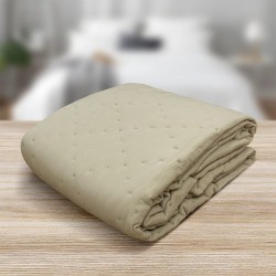 Κουβερλί Μονό Summer Ultrasonic 1020 Beige Micro Blanc de Blanc (160x220) 1Τεμ