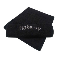 Πετσέτα Χεριών Plain Make Up Black Cotton Blanc de Blanc (30x50) 1Τεμ