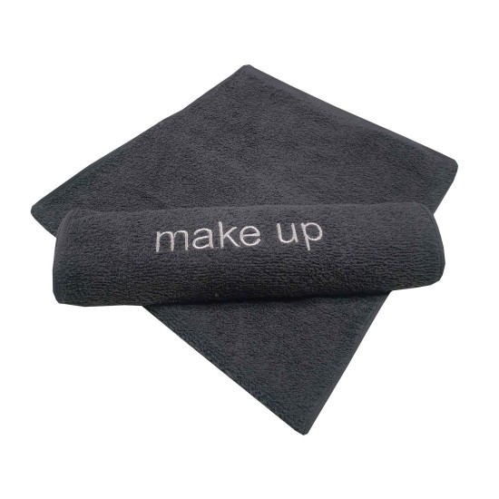 Πετσέτα Χεριών Plain Make Up Grey Cotton Blanc de Blanc (30x50) 1Τεμ