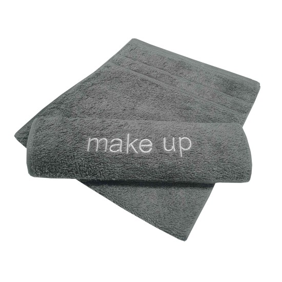 Πετσέτα Χεριών Plain Make Up L. Grey Cotton Blanc de Blanc (30x50) 1Τεμ
