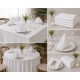 Πετσέτα Φαγητού Αλέκιαστη & Αδιάβροχη Ithaki White Blanc de Blanc (50x50) 1Τεμ