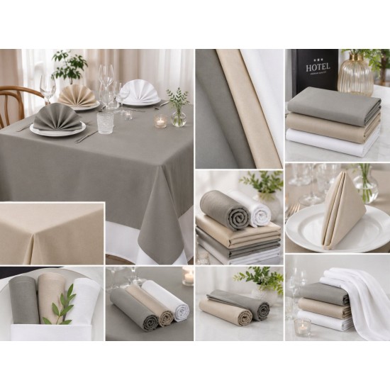 Πετσέτα Φαγητού Αλέκιαστη & Αδιάβροχη Ithaki Sand Blanc de Blanc (50x50) 1Τεμ Πετσέτα Φαγητού Αλέκιαστη & Αδιάβροχη Ithaki Sand Blanc de Blanc (50x50) 1Τεμ