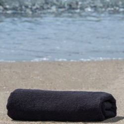 Πετσέτα Πισίνας Πλάζ Ανεξίτηλη Black Cotton Blanc de Blanc (80x180) 1Τεμ