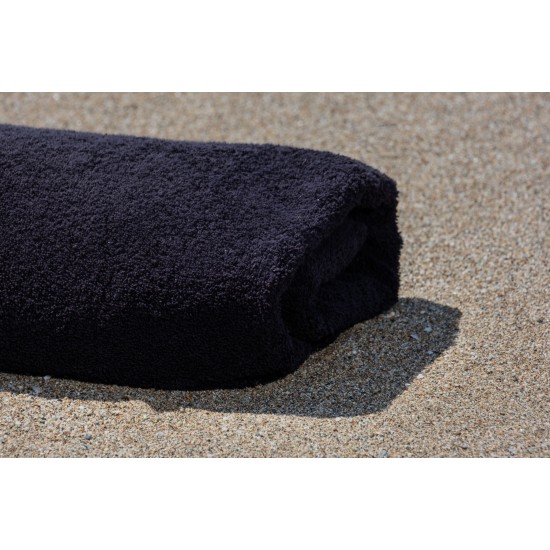 Πετσέτα Πισίνας Πλάζ Ανεξίτηλη Black Cotton Blanc de Blanc (80x180) 1Τεμ