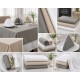 Πετσέτα Φαγητού Αλέκιαστη & Αδιάβροχη Ithaki White Blanc de Blanc (50x50) 1Τεμ