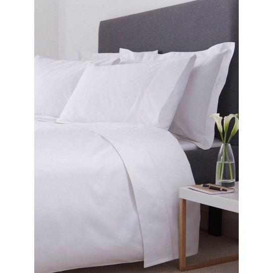 Μαξιλαροθήκη Oxford Premium Line Solid White 200TC Percale Polycotton Blanc de Blanc (53x73+5) 1Τεμ