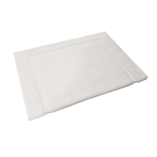 Πατάκι Μπάνιου Plain Line White 700gsm Cotton Blanc de Blanc (50x70) 1Τεμ