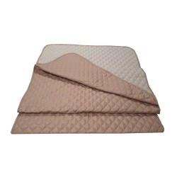 Διακοσμητικό Runner Κρεβατιού Ultrasonic Beige-Light Beige Microfiber Blanc de Blanc (72x160) 1Τεμ