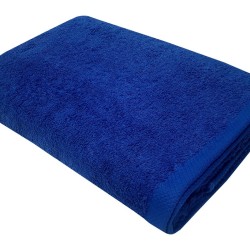Πετσέτα Πισίνας Pool Surperb Line Plain Blue 600gr/m2 Cotton Blanc de Blanc (80x160) 1Τεμ