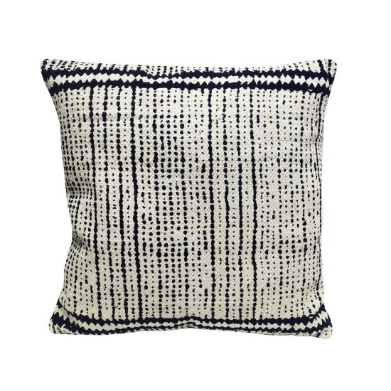 Μαξιλάρι Διακοσμητικό Stone Wash Design 2 Cotton Blanc de Blanc (45x45) 1Τεμ