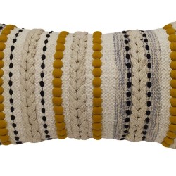 Μαξιλάρι Διακοσμητικό Sparsh Natural With Mustard Cotton Blanc de Blanc (30x50) 1Τεμ