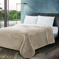 Κουβέρτα Βελουτέ Μονή Iron Gate 600gsm Blanc de Blanc (160x220) 1Τεμ
