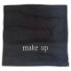 Πετσέτα Λαβέτα Plain Make Up Black Jacquard Cotton Blanc de Blanc (30x30) 1Τεμ