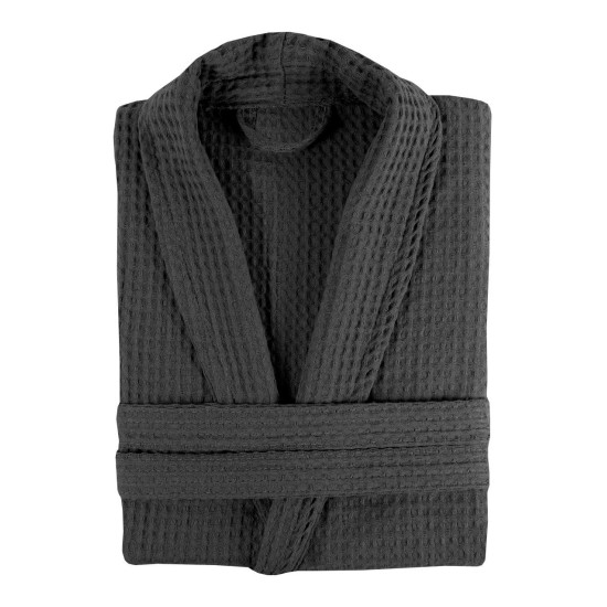 Μπουρνούζι Με Γιακά Πικέ Grey 280gr/m2 Polycotton Blanc de Blanc 1Τεμ