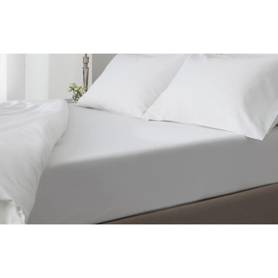 Παπλωματοθήκη Μονή Plain TC300 White Satin Cotton Blanc de Blanc (170x250) 1Τεμ