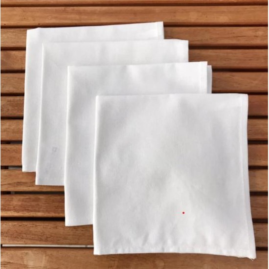 Πετσέτα Φαγητού Satin Plain Line Cotton Blanc de Blanc (40x40) 1Τεμ Πετσέτα Φαγητού Satin Plain Line Cotton Blanc de Blanc (40x40) 1Τεμ