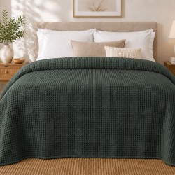 Κουβέρτα Πικέ Υπέρδιπλη New Rich Grey Sanforized Cotton Blanc de Blanc (230x250) 1Τεμ