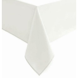 Τραπεζομάντηλο Plain Line White Polyester Blanc de Blanc (140x140) 1Τεμ