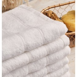 Πετσέτα Μπάνιου MK White 600gsm Semeli Pennie Cotton Blanc de Blanc (80x150) 1Τεμ