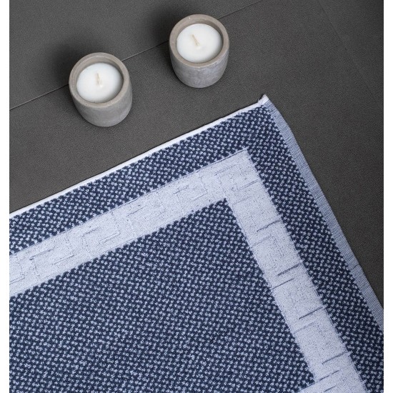 Πατάκι Μπάνιου MK Greek-Grey 650gsm Pennie Cotton Blanc de Blanc (50x75) 1Τεμ