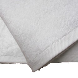 Πετσέτα Προσώπου Plain Line Solid White 500 gsm Cotton Blanc de Blanc (50x100) 1Τεμ