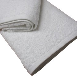 Πετσέτα Προσώπου Plain Line Solid White 550 gsm Cotton Blanc de Blanc (50x100) 1Τεμ