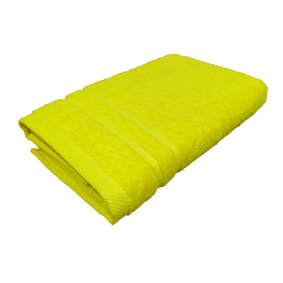 Πετσέτα Πισίνας Pool Superb Line Yellow 600Gsm Cotton Blanc de Blanc (80x160) 1Τεμ