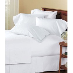 Σεντόνι Υπέρδιπλο MK Solid Plain White Lux 160TC Polycotton Blanc de Blanc (240x280) 1Τεμ