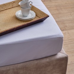 Επίστρωμα Αδιάβροχο Διπλό MK White Polycotton Blanc de Blanc (150x200x30) 1Τεμ