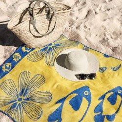 Πετσέτα Θαλάσσης Beach Towels Fish Cotton Cokitex (86x160) 1Τεμ