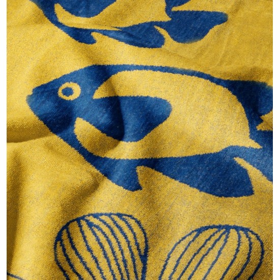 Πετσέτα Θαλάσσης Beach Towels Fish Cotton Cokitex (86x160) 1Τεμ