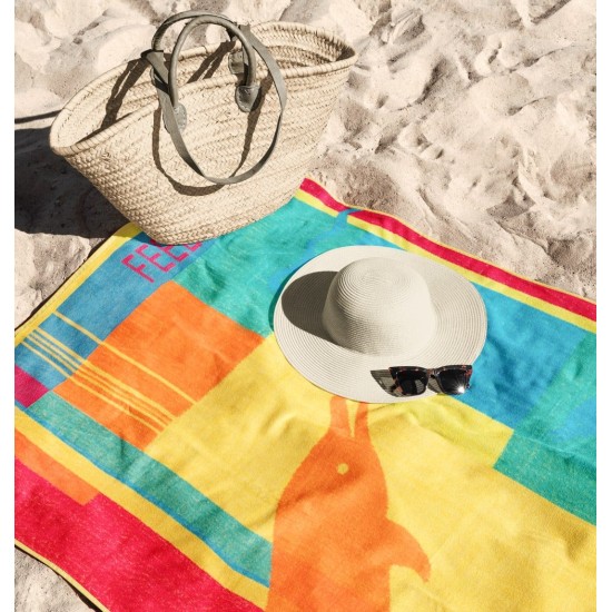 Πετσέτα Θαλάσσης Beach Towels Dolphin Cotton Cokitex (86x160) 1Τεμ