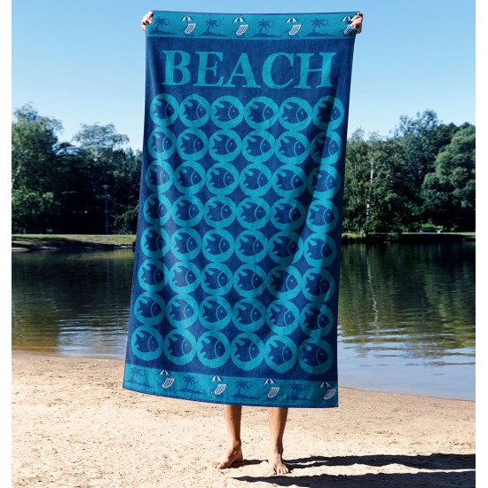 Πετσέτα Θαλάσσης Beach Towels Beach Cotton Cokitex (86x160) 1Τεμ
