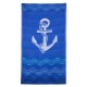 Πετσέτα Θαλάσσης Anchor Wave Cotton Cokitex (86x160) 1Τεμ