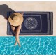 Πετσέτα Θαλάσσης Poseidon Navy Cotton Cokitex (86x160) 1Τεμ