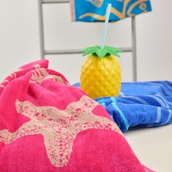 Πετσέτα Θαλάσσης Starfish Pink Cotton Cokitex (86x160) 1Τεμ Πετσέτα Θαλάσσης Starfish Pink Cotton Cokitex (86x160) 1Τεμ