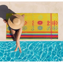 Πετσέτα Θαλάσσης Summer Cotton Cokitex (86x160) 1Τεμ