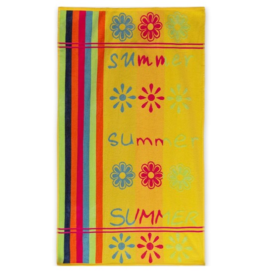 Πετσέτα Θαλάσσης Summer Cotton Cokitex (86x160) 1Τεμ