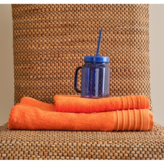 Πετσέτα Προσώπου Baboo Orange Modal -Cotton Cokitex (50x100) 1Τεμ
